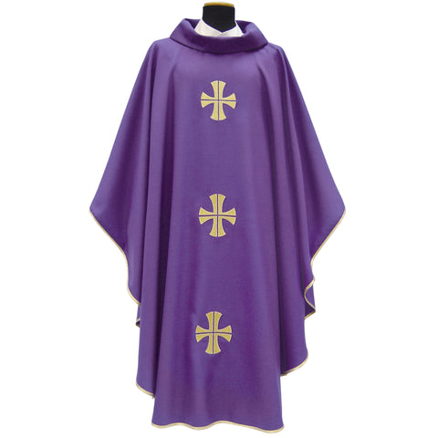 Chasuble Triple Cross style 318